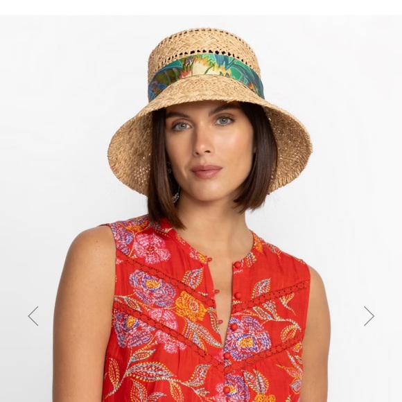 Johnny Was HELENA BUCKET HAT NWOT - Picture 2 of 3